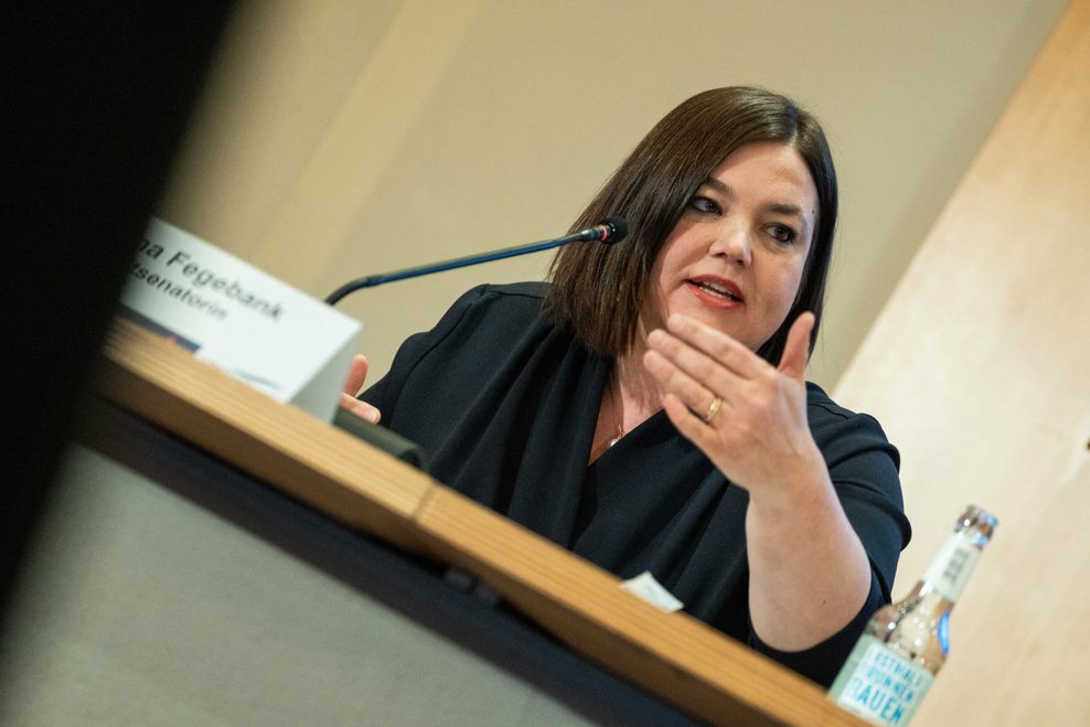 Umweltsenatorin Katharina Fegebank (Grüne) kritisiert Reiches Vorstöße scharf. (Archivbild)