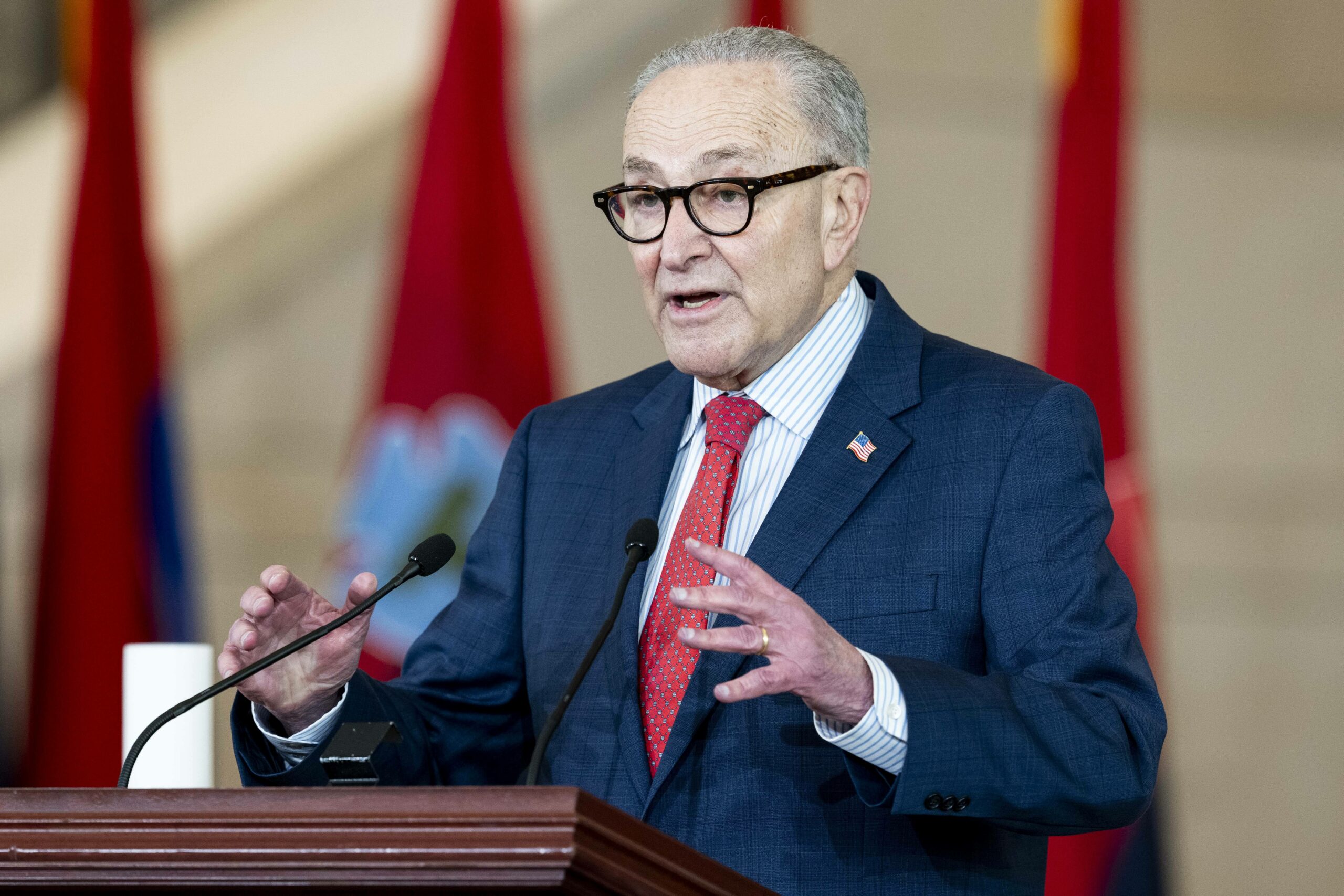 Minderheitsführer der Demokraten Chuck Schumer im US-Senat