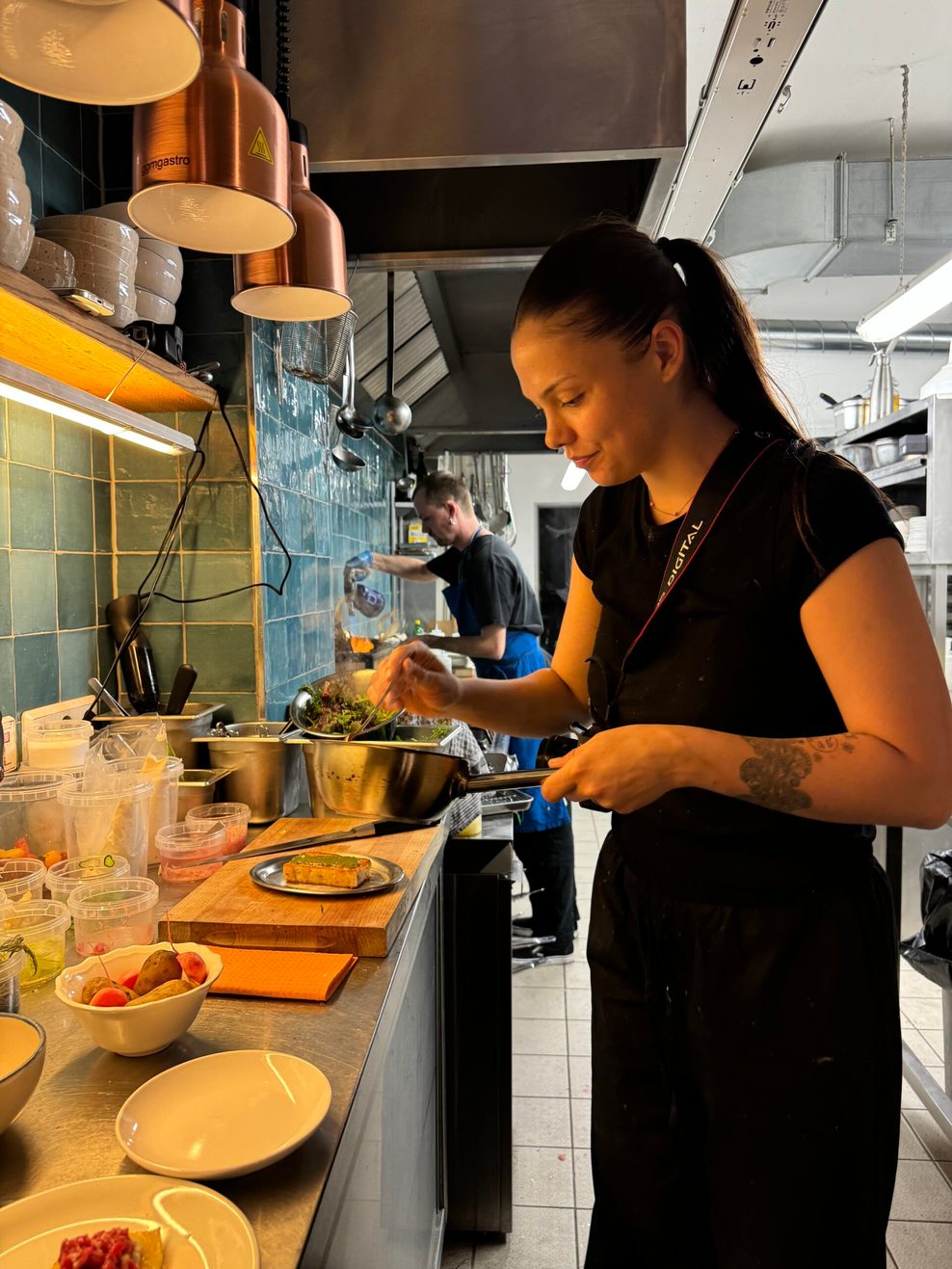 Beste Newcomerin: Lenja Bahlburg kocht im Bistro „Ugly Duckling“.