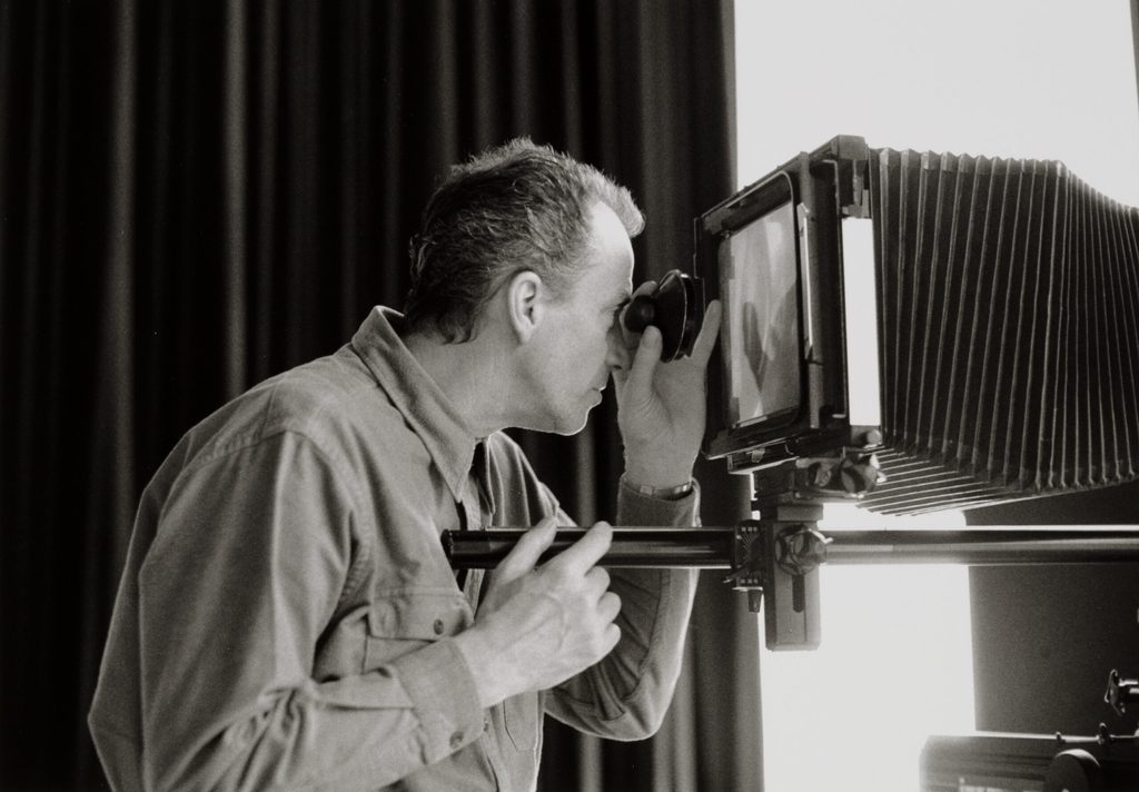 Hans Hansen bei der Arbeit