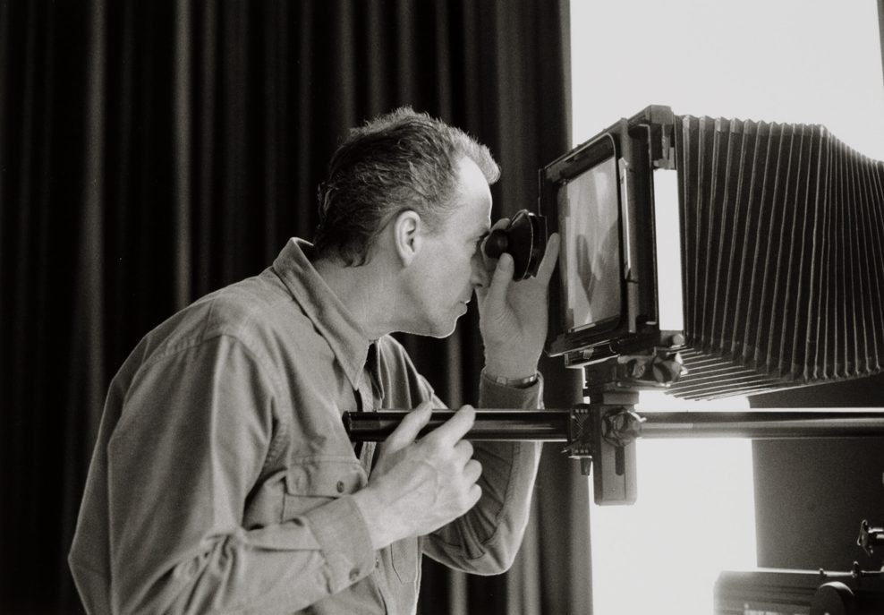 Hans Hansen bei der Arbeit