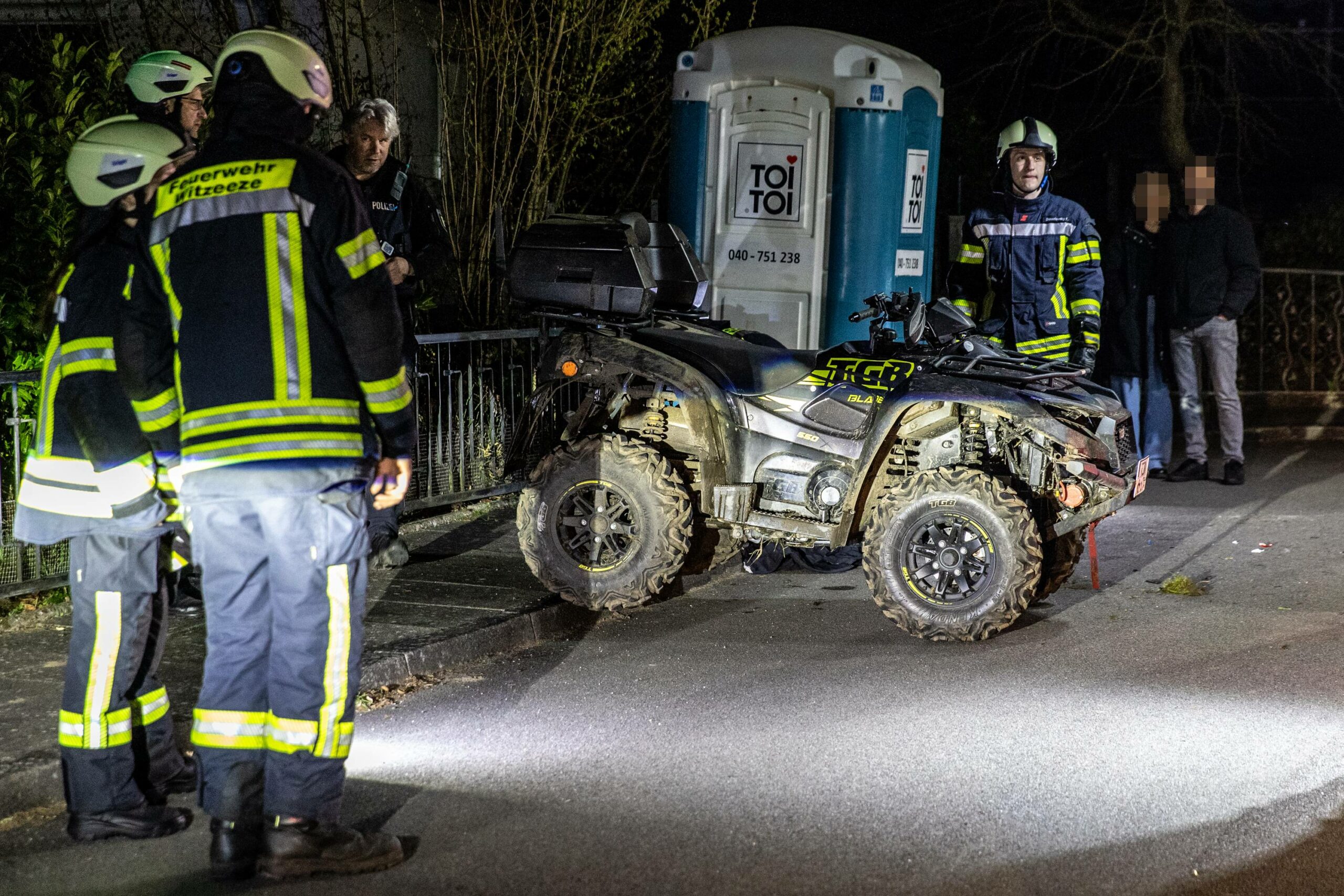 Mit diesem Quad geschah der Unfall in Witzeeze.