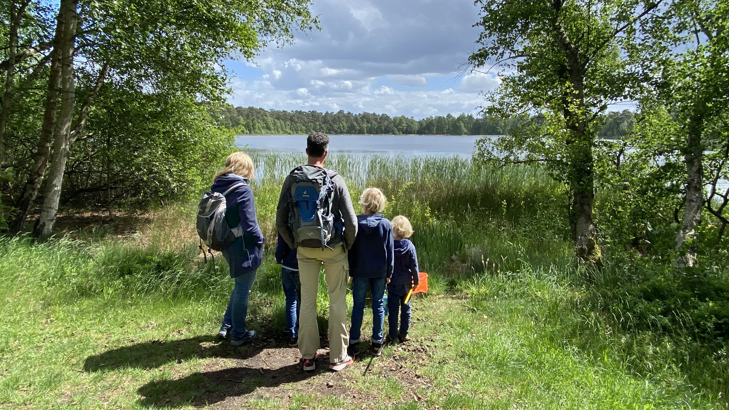 Wander- und Badeparadies: die Region rund um den Großen Bullensee.