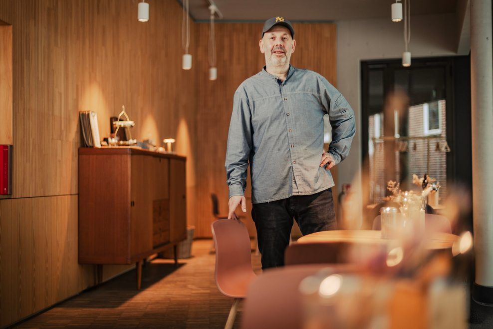 Sternekoch Marc Mueller ist der Inhaber des „Pastorale” in Stellingen.