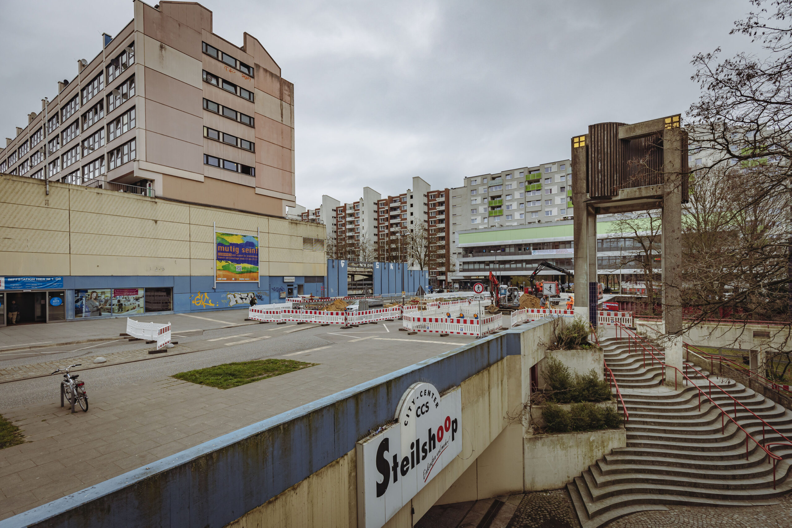 Das Einkaufszentrum Steilshoop
