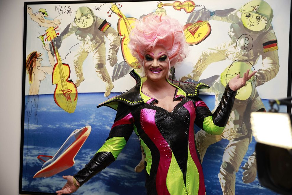 Auch Dragqueen Olivia Jones war unter den Promi-Gästen.