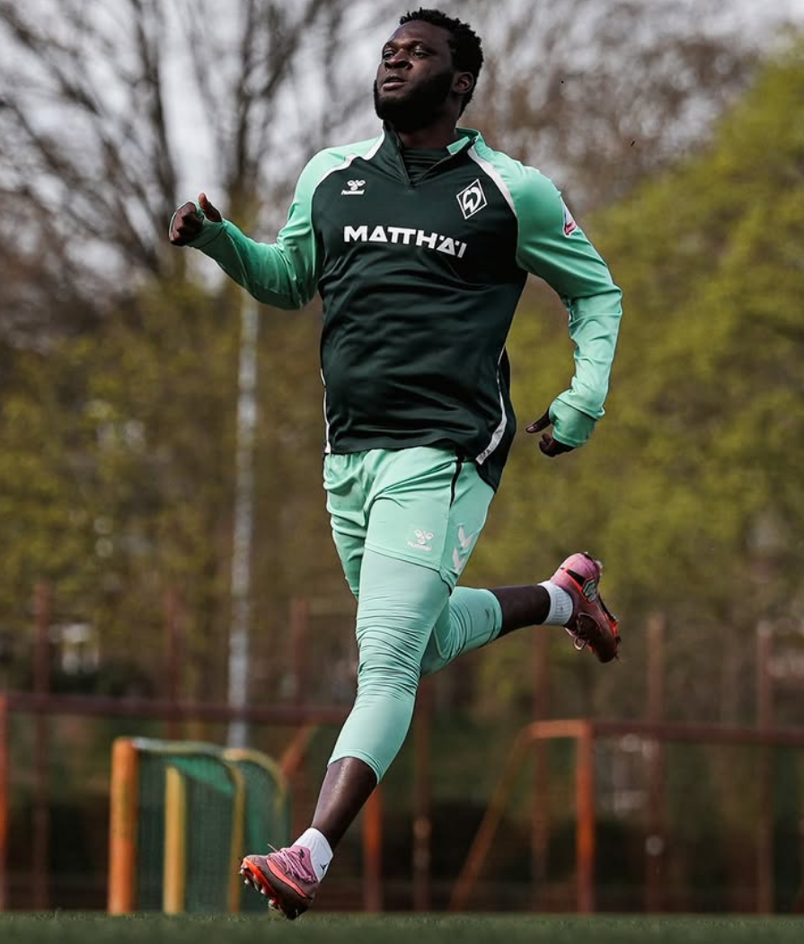 Boniface im Werder-Training