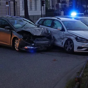 Die Unfallstelle auf der Kreuzung Milchgrund / Heimfelder Straße.