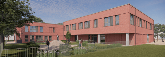 So soll die Grundschule Wesperloh einmal aussehen.