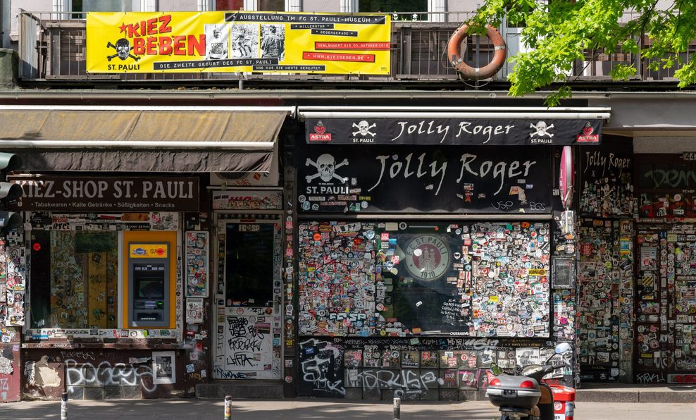 Fan-Kneipe Jolly Roger auf St. Pauli