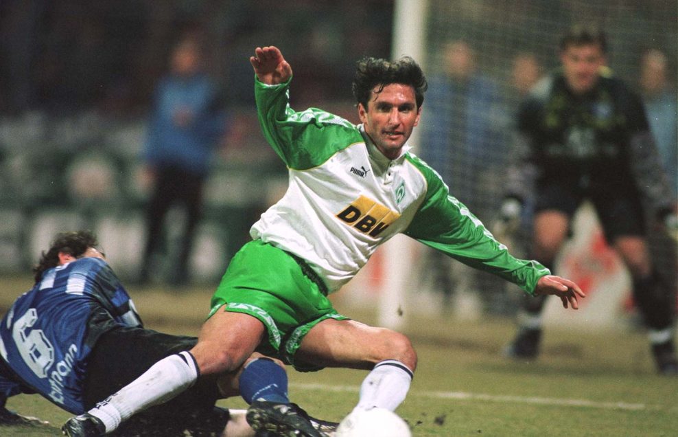 Bruno Labbadia in einem Spiel für Werder Bremen