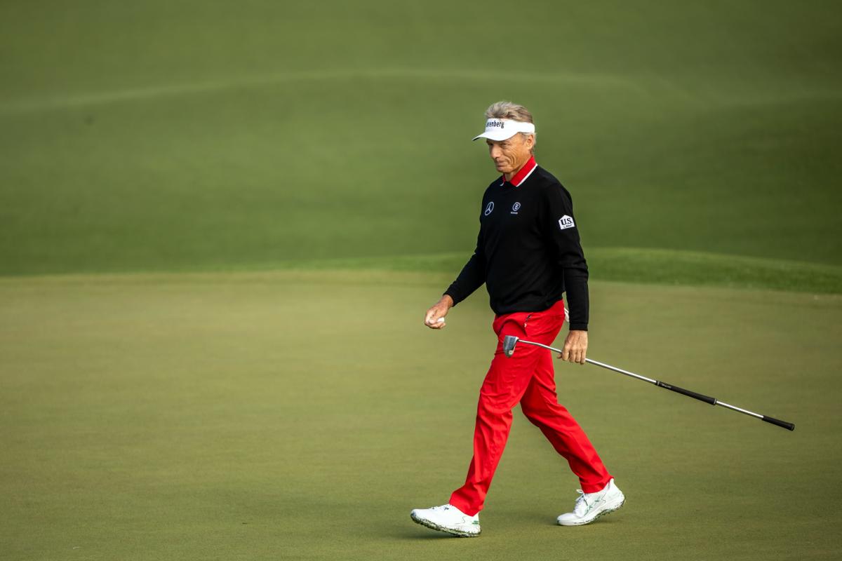 Bernhard Langer bei den US Masters 2025 in Augusta