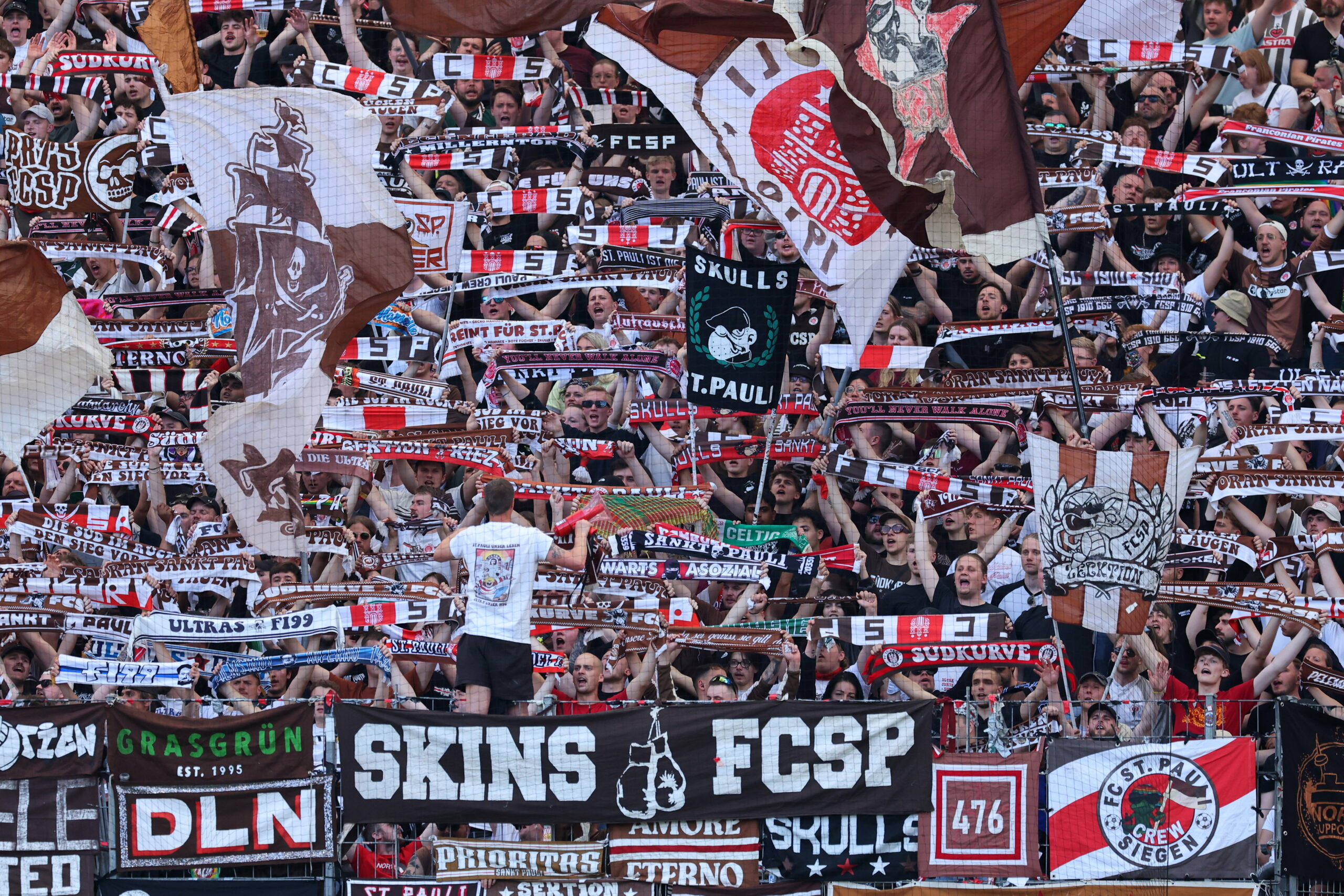 St. Pauli-Fans am Millerntor