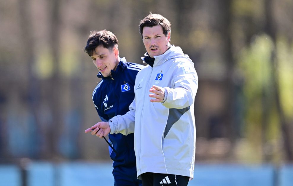 Nicolás Capaldo zeigte sich beim Training am Dienstag an der Seite von Trainer Merlin Polzin. Mit der Mannschaft arbeiten konnte der Argentinier erneut nicht.