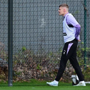 Eric Smith verärgert beim Training