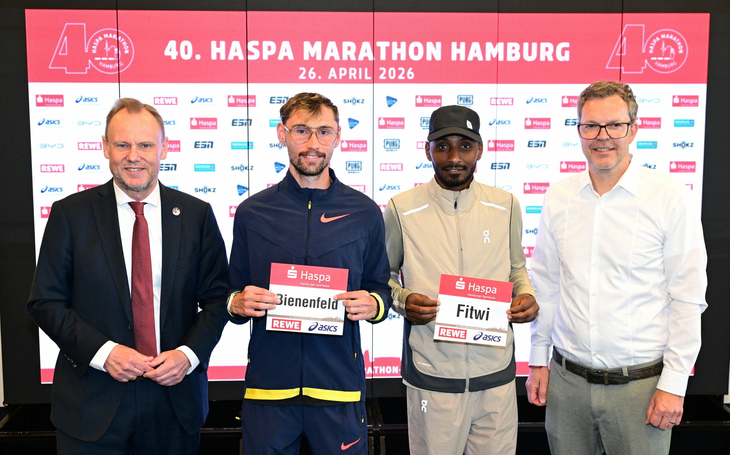 Andy Grote, Aaron Bienenfeld, Samuel Fitwi und Frank Thaleiser