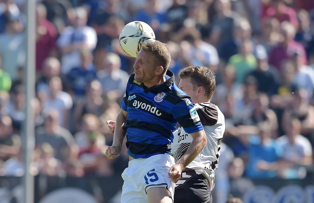 Alexander Huber vom FSV Frankfurt im Spiel gegen St. Pauli