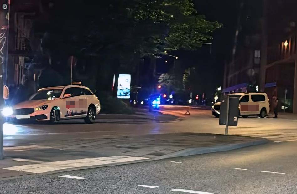 Drei Taxis in Bahrenfeld bei Unfall beschädigt – zum Glück niemand verletzt