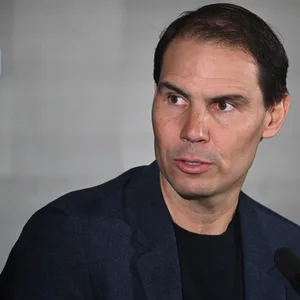 Rafael Nadal mit einem skeptischen Gesichtsausdruck