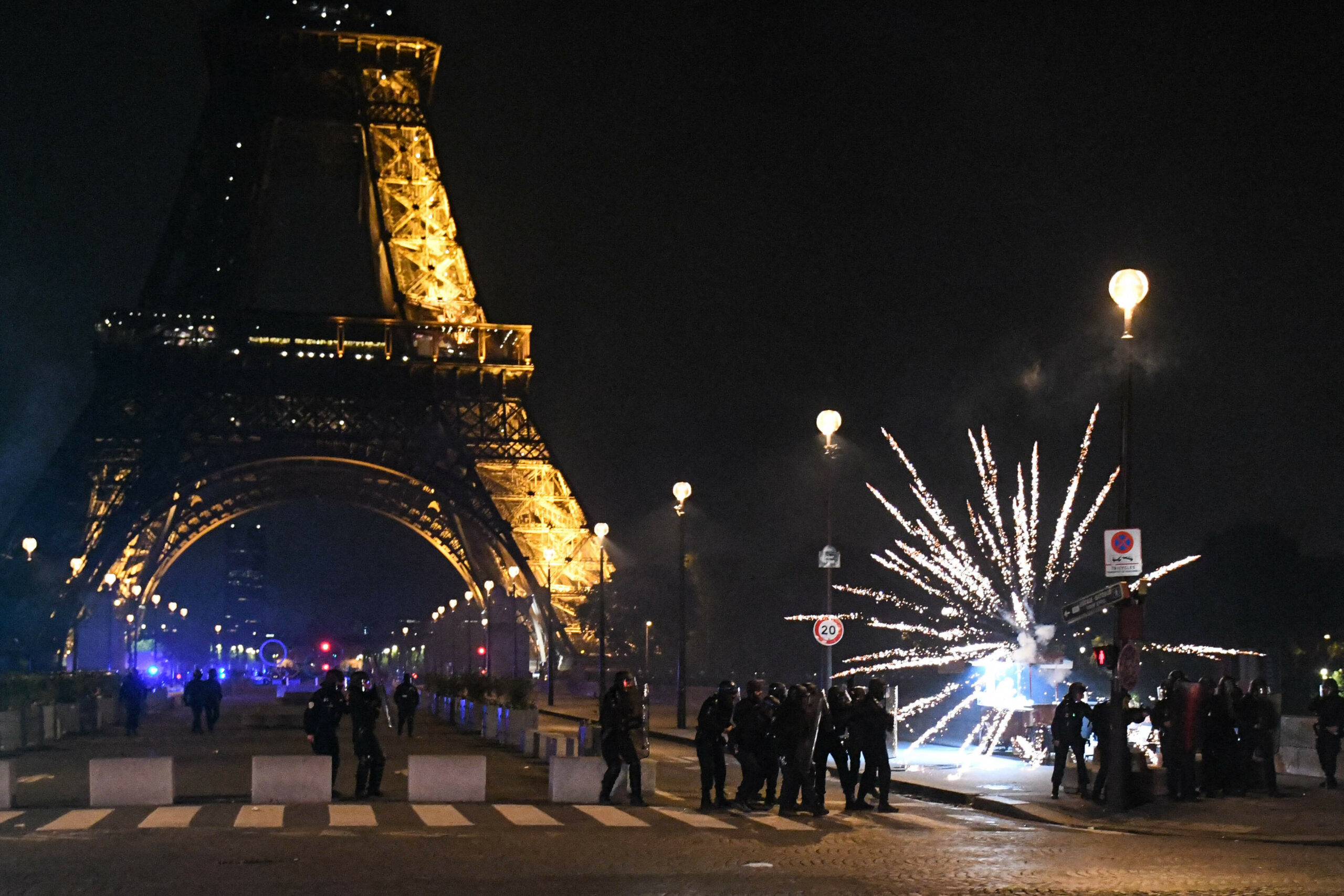 Feuerwerk in Paris