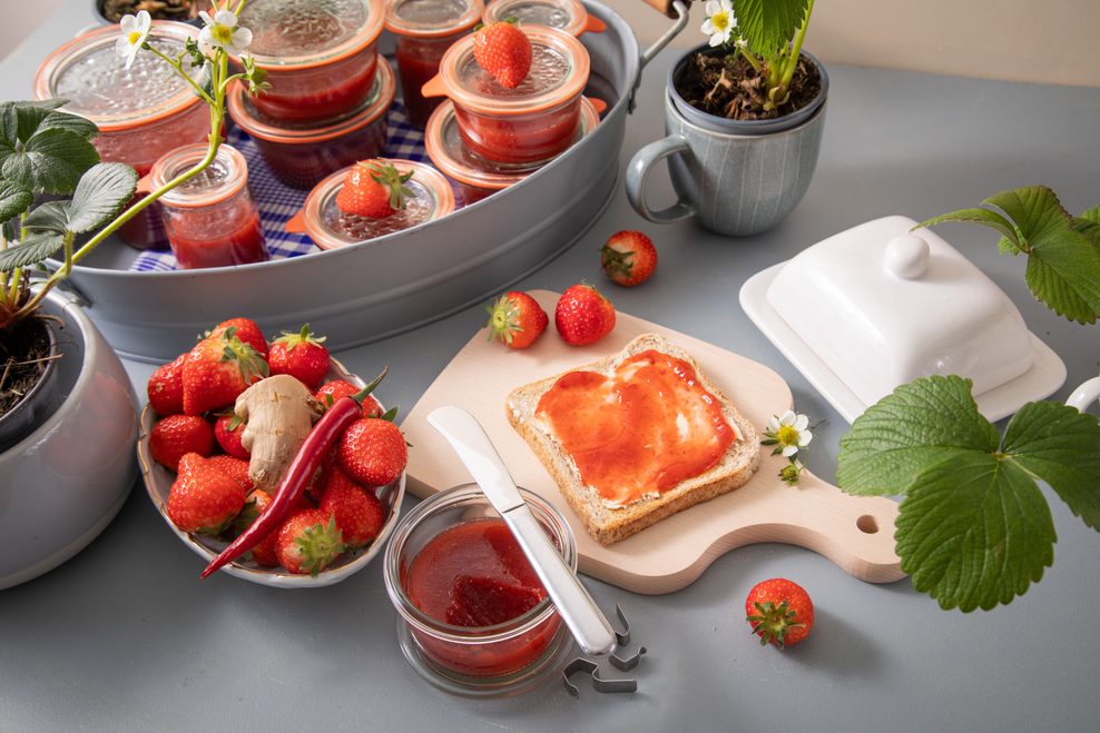 Erdbeer-Chili-Ingwer-Marmelade