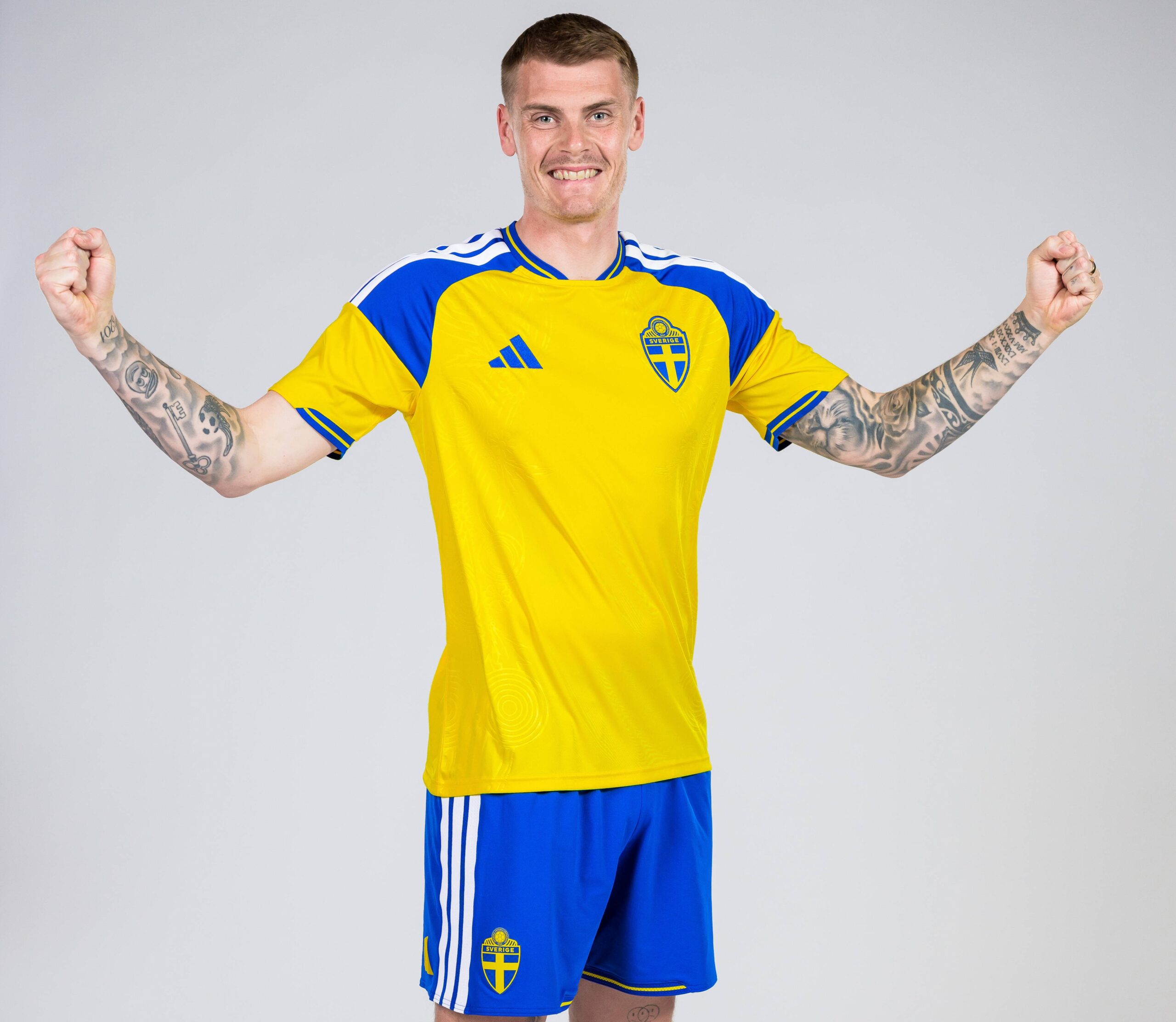 St. Pauli-Profi Eric Smith im Schweden-Trikot