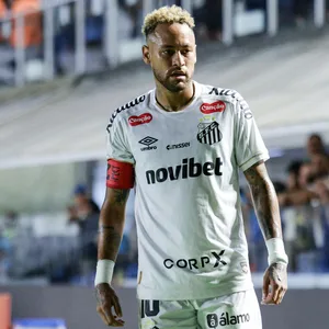 Neymar im Santos-Trikot