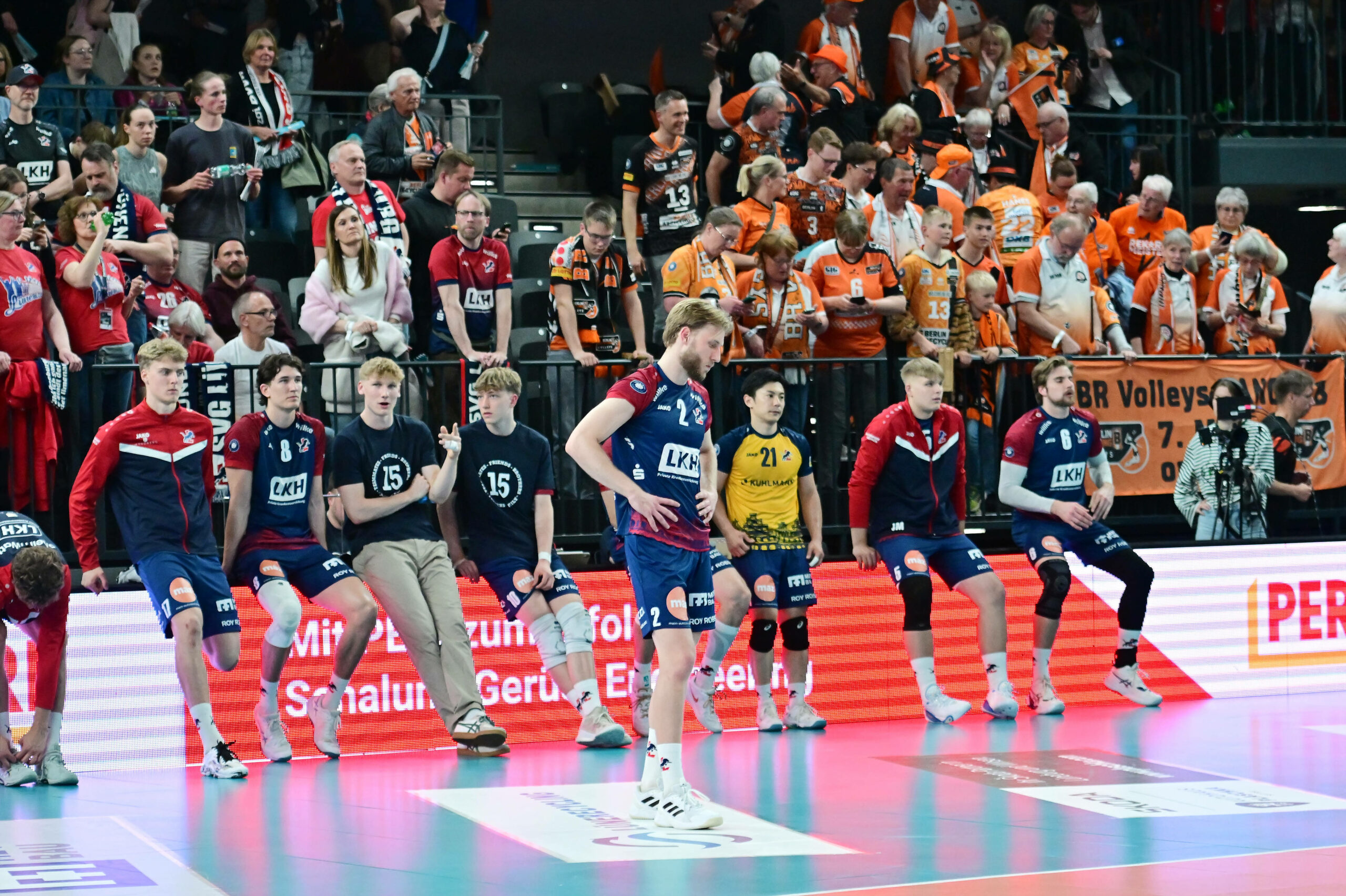 Spieler der SVG Lüneburg sind enttäuscht