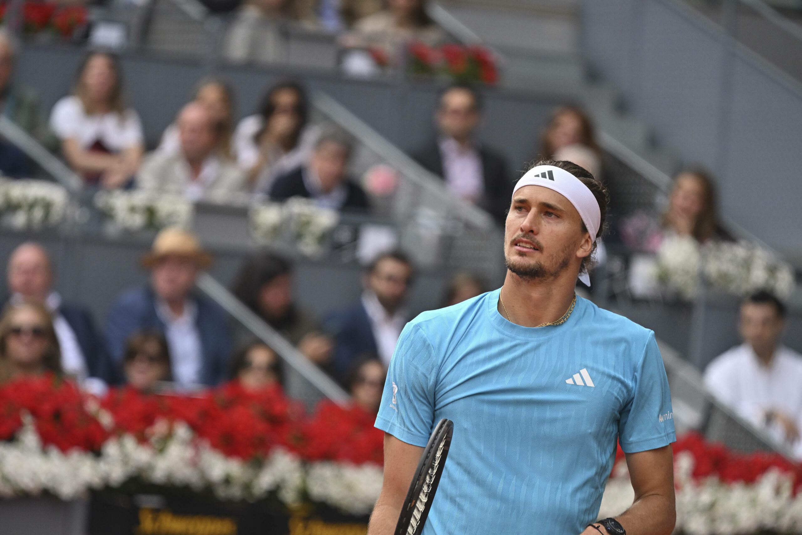 Alexander Zverev guckt enttäuscht