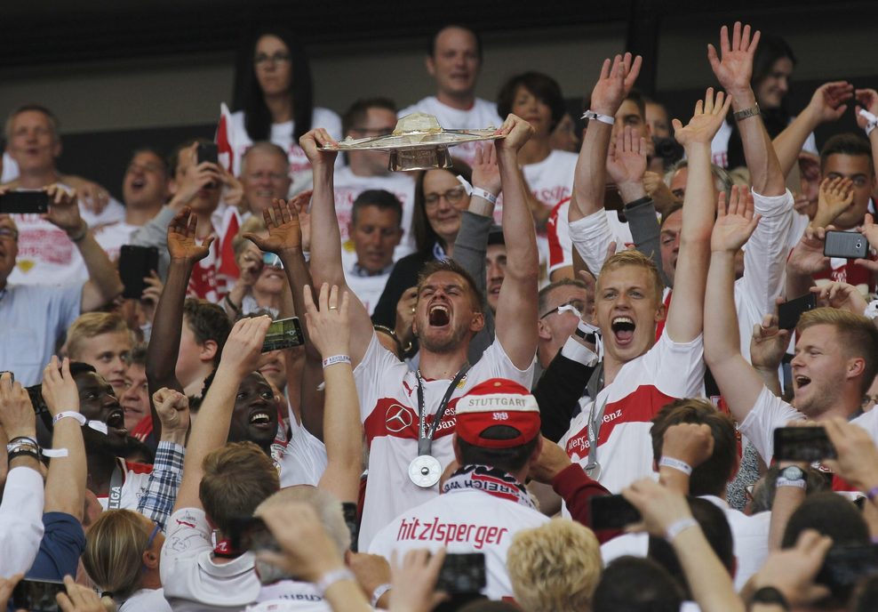 VfB Stuttgart feiert die Meisterschaft der 2. Bundesliga