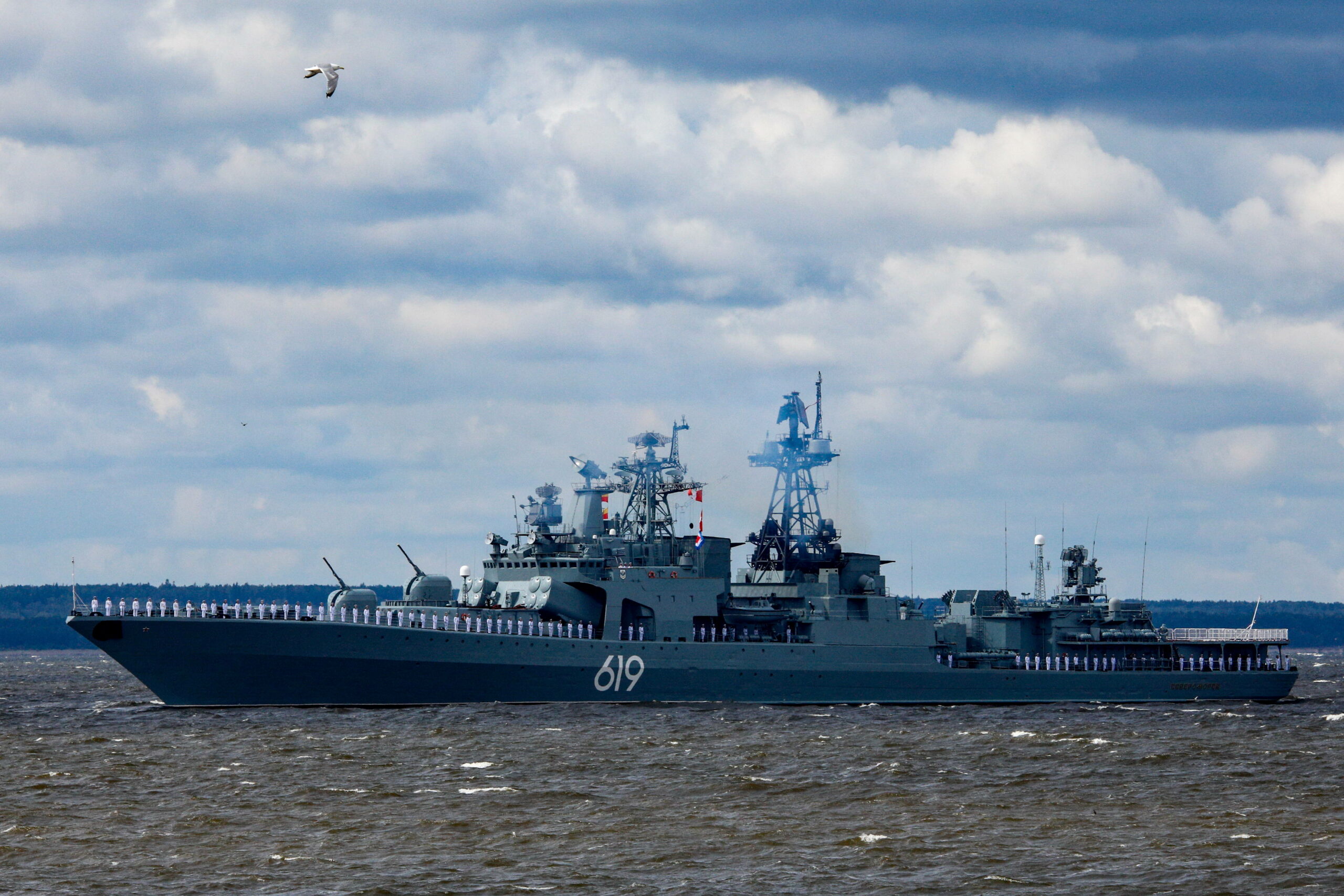 Der russische U-Boot-Zerstörer „Severomorsk“.