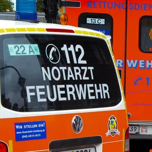 Frau erleidet am Kirchwerder Hausdeich während der Fahrt einen Schlaganfall und geriet in den Gegenverkehr – zwei Verletzte