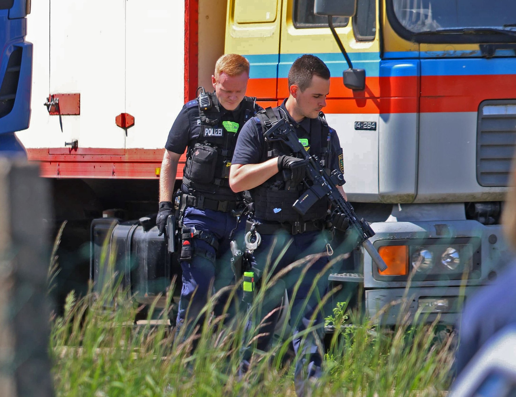 Die Polizei hat am Nachmittag bei Leipzig einen entlaufenen Tiger erschossen.