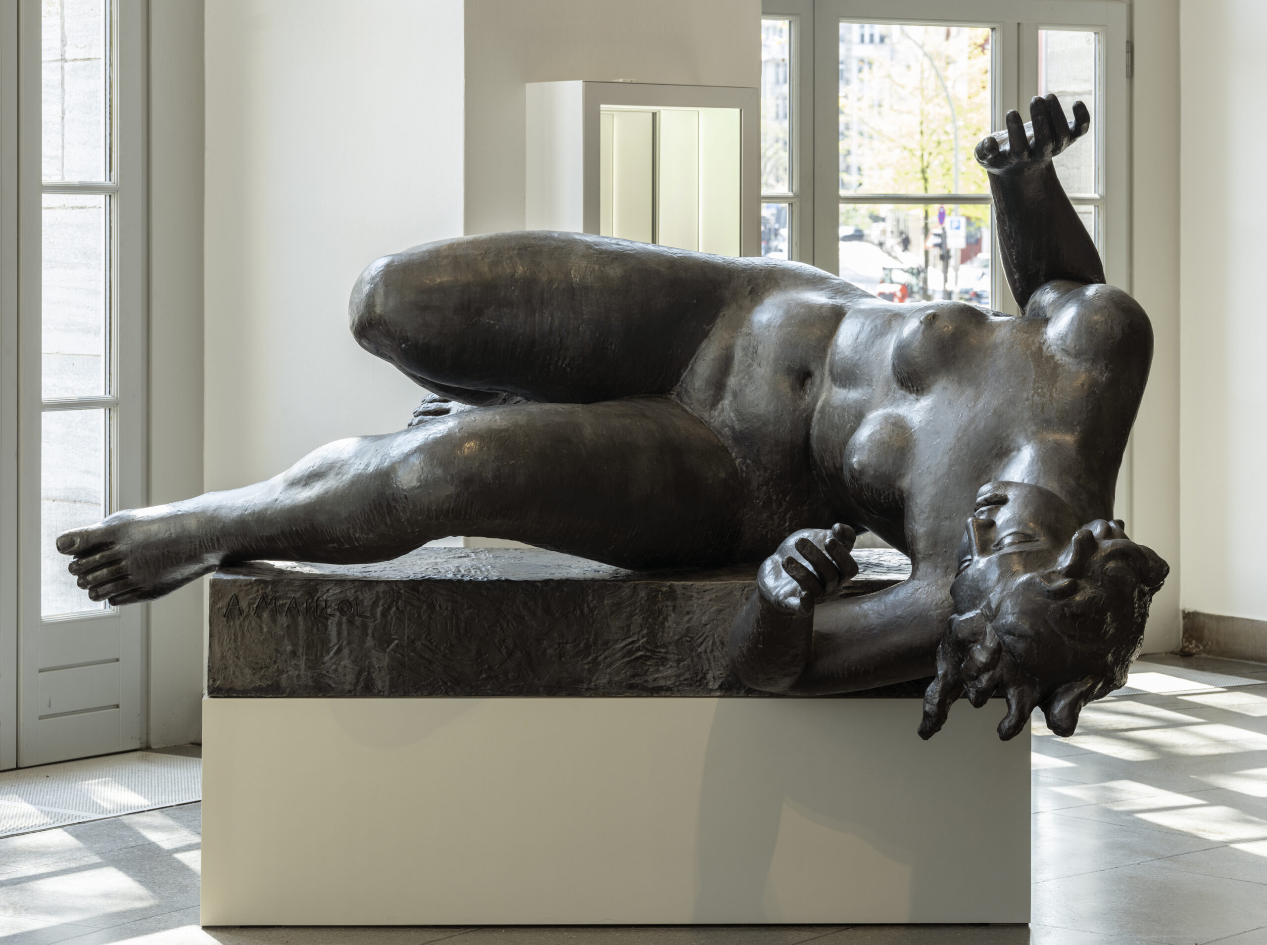 Eine Statue