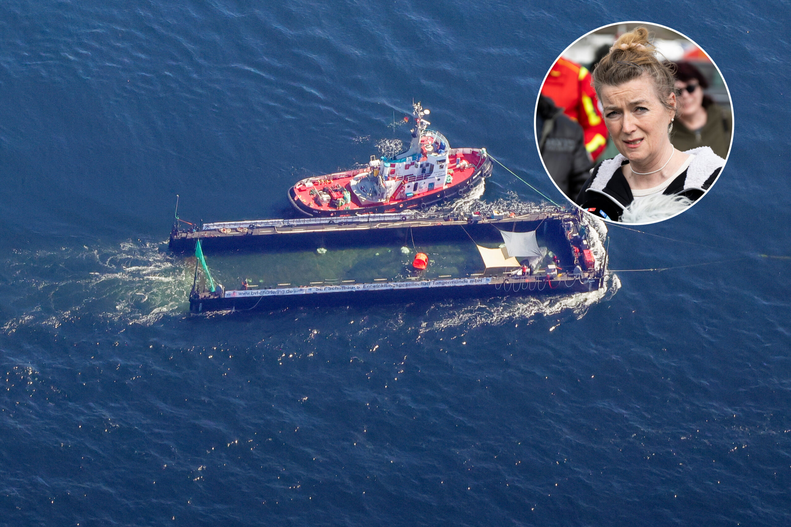 Tierärztin Dr. Kirsten Tönnies erhebt schwere Vorwürfe gegen den Kapitän der „Fortuna B“.