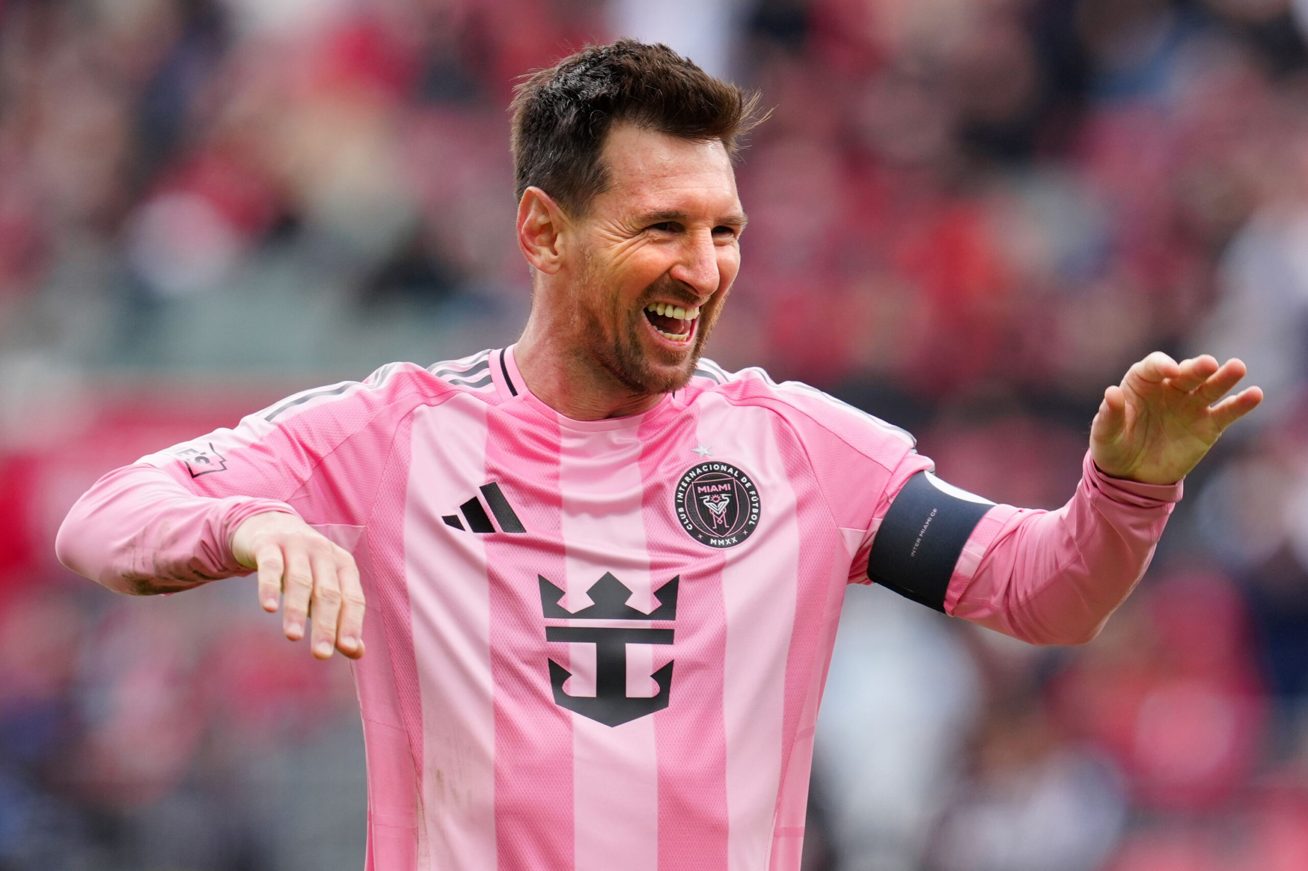 Lionel Messi bejubelt sein Tor gegen Toronto