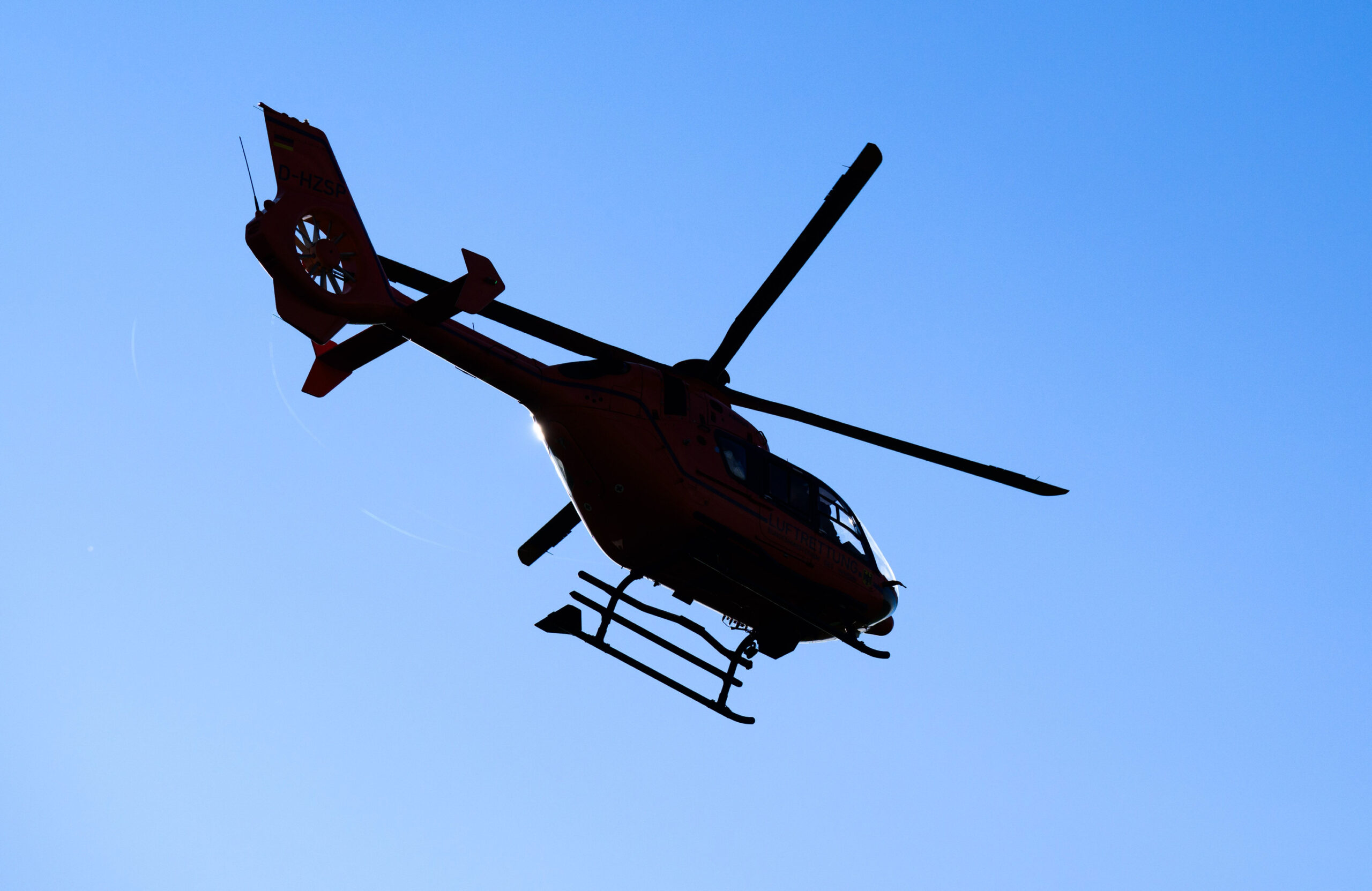 Rettungshubschrauber im Einsatz