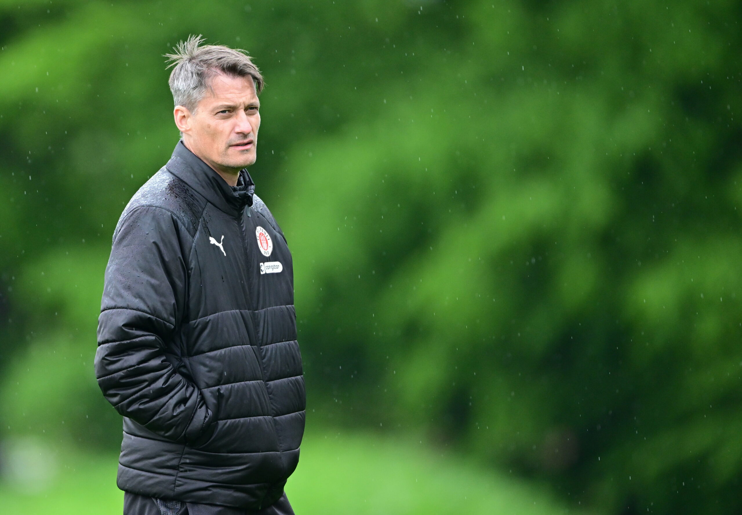 Alexander Blessin beim St. Pauli-Training