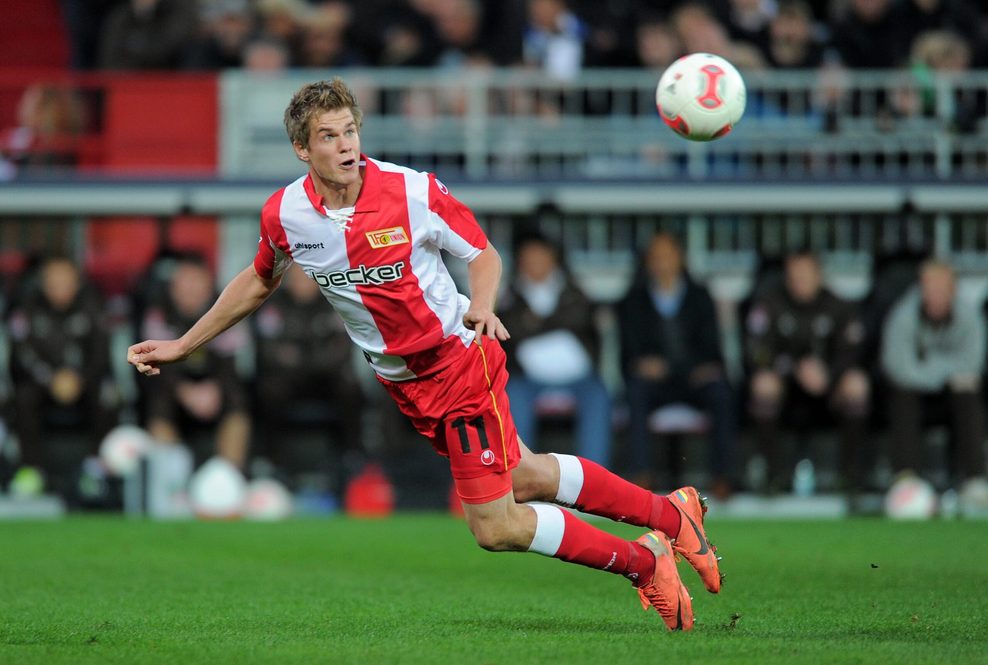 Simon Terodde bei einem Spiel der 2. Bundesliga mit Union Berlin