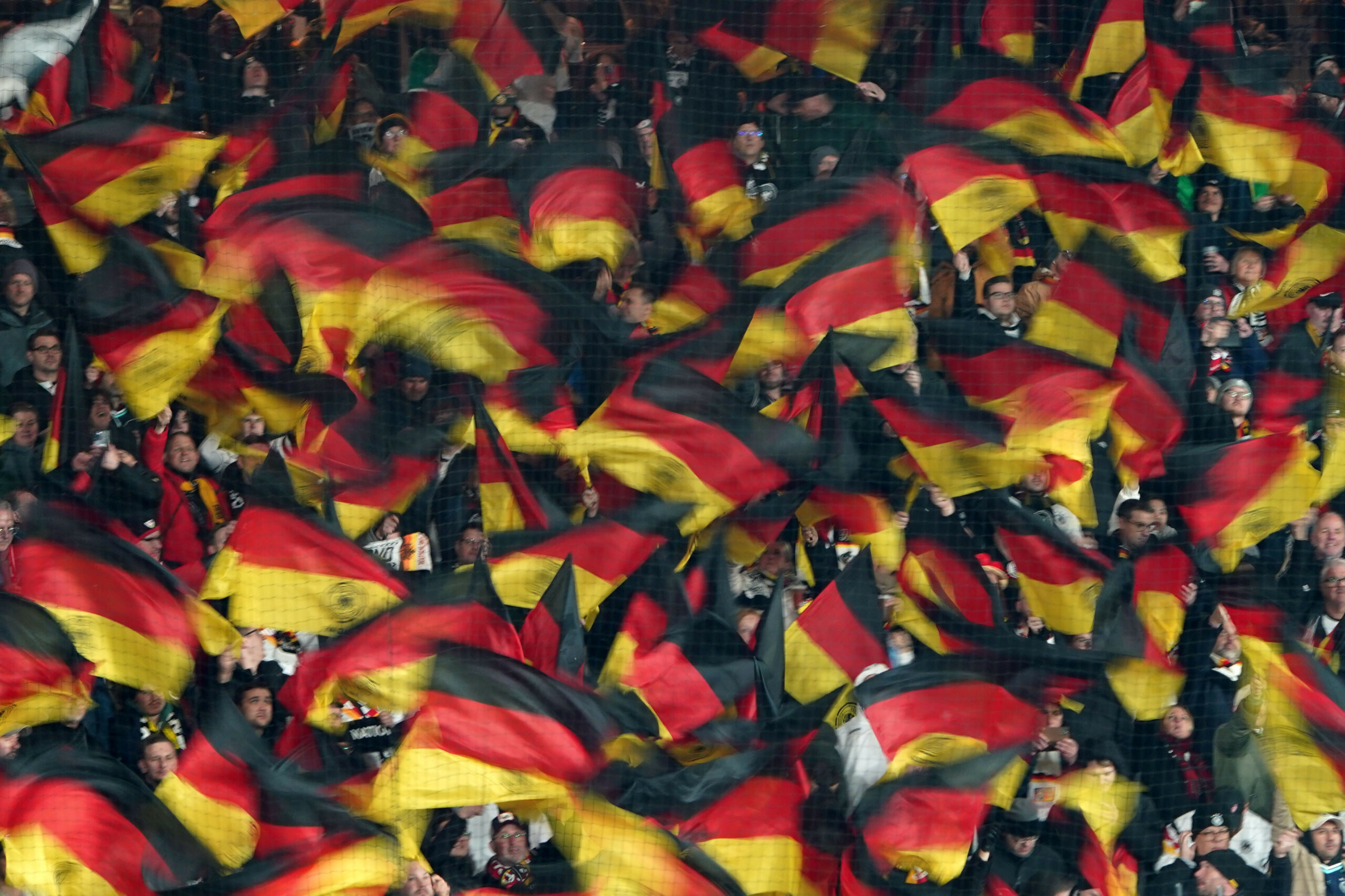 Deutesche Fans beim Spiel der Nationalmannschaft