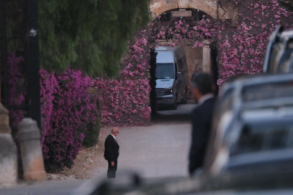 Die Hochzeit findet in der historischen Villa Valguarnera statt.